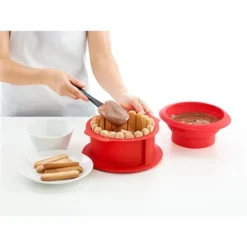 Lekue Moule à Charlotte Démontable En Silicone -Pas Cher Cuire Joie Magasin 511080 3 6 Moule a charlotte demontable en silicone Lekue