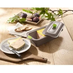 Rigiflex Terrine En Silicone Structure Acier Avec Couvercle 2 En 1 24 Cm -Pas Cher Cuire Joie Magasin 511103 3 3 Rigiflex Terrine en silicone structure acier avec couvercle 2 en 1 24 cm Mathon