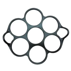 Patisse Moule Silicone 7 Blinis Pancakes Pour Poêle Noir -Pas Cher Cuire Joie Magasin 511107 1 4 Moule silicone 7 blinis pancakes pour poele noir Patisse