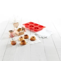 Lekue Moule Silicone 6 Minis Kouglofs 90 Ml -Pas Cher Cuire Joie Magasin 511121 4 2 Moule silicone 6 minis kouglofs 90 ml Lekue