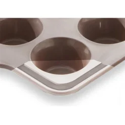 RigiFlex Plaque 12 Muffins En Silicone Structure Acier -Pas Cher Cuire Joie Magasin 512174 3 1 RigiFlex Plaque 12 muffins en silicone structure acier Mathon