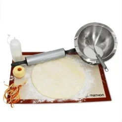 Grand Tapis De Cuisson Professionnel Silicone Et Fibre De Verre 58 Cm -Pas Cher Cuire Joie Magasin 512189 2 4 Grand tapis de cuisson professionnel silicone et fibre de verre 58 cm Mathon