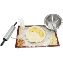 Grand Tapis De Cuisson Professionnel Silicone Et Fibre De Verre 58 Cm -Pas Cher Cuire Joie Magasin 512189 3 4 Grand tapis de cuisson professionnel silicone et fibre de verre 58 cm Mathon