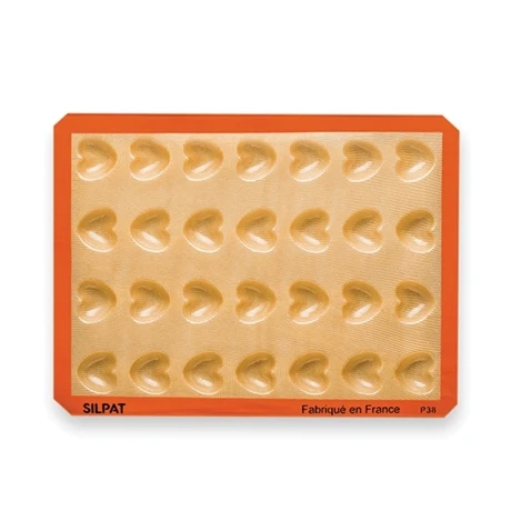 Plaque De 28 Empreintes Mini-cœurs 1 Plaque De 28 Empreintes Mini-cœurs