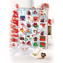Silikomart Kit Calendrier De L’avent Avec Moule En Silicone -Pas Cher Cuire Joie Magasin 512236 1 2 Kit calendrier de l avent avec moule en silicone Silikomart