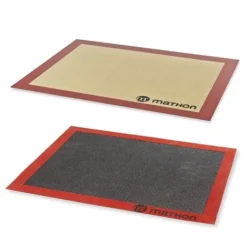 Lot Tapis De Cuisson Et Tapis De Cuisson Perforé Silicone Et Fibre De Verre 40 Cm