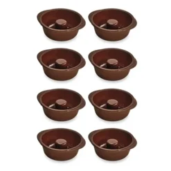 Lot De 8 Flexi'moules à Baba Ou Savarins En Silicone