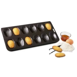 Lot 2 Plaques à Madeleines Et Mini-madeleines 6 Lot 2 Plaques à Madeleines Et Mini-madeleines -Pas Cher Cuire Joie Magasin 519016 2 1 Lot 2 plaques a madeleines et mini madeleines Mathon