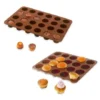 Lot De 2 Flexi'Plaques En Silicone - 20 Mini-muffins Et 24 Mini-canelés