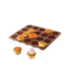 Lot De 2 Flexi'Plaques En Silicone - 20 Mini-muffins Et 24 Mini-canelés -Pas Cher Cuire Joie Magasin 519038 2 1 Lot de 2 Flexi Plaques en silicone 20 mini muffins et 24 mini caneles Mathon