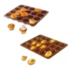 Lot De 2 Flexi'Plaques En Silicone - 20 Mini-muffins Et 24 Mini-madeleines
