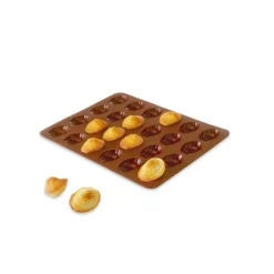 Lot De 2 Flexi'Plaques En Silicone - 20 Mini-muffins Et 24 Mini-madeleines -Pas Cher Cuire Joie Magasin 519040 2 1 Lot de 2 Flexi Plaques en silicone 20 mini muffins et 24 mini madeleines Mathon