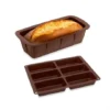 Lot De 1 Flexi'Moule Cake Et 1 Flexi'plaque 6 Petits Cakes En Silicone