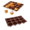 Lot De 2 Flexi'plaques En Silicone 12 Muffins Et 20 Mini-muffins