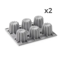 De Buyer Lot De Deux Moules 6 Canelés