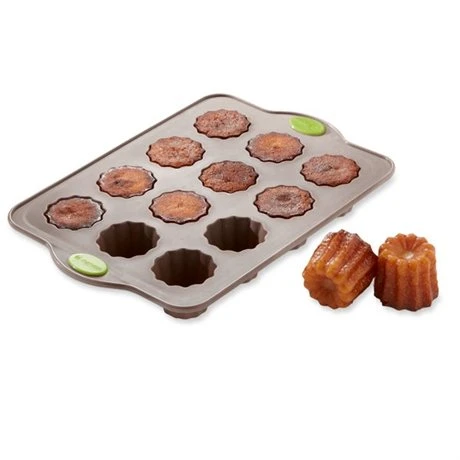 Lot De 3 Plaques Rigiflex : 20 Mini Financiers, 12 Muffins Et 12 Canelés 4 Lot De 3 Plaques Rigiflex : 20 Mini Financiers, 12 Muffins Et 12 Canelés – Image 4