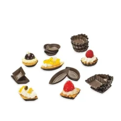 30 Mini-moules à Mignardises Anti-adhésifs Qualité Professionnelle -Pas Cher Cuire Joie Magasin 541059 2 4 30 mini moules a mignardises anti adhesifs qualite professionnelle Gobel