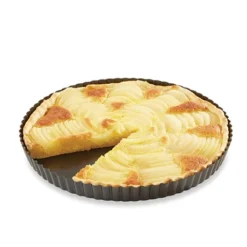 Moule à Tarte Acier Revêtu Anti-adhérent Bords Cannelés 28 Cm -Pas Cher Cuire Joie Magasin 541078 2 3 Moule a tarte acier revetu anti adherent bords canneles 28 cm Mathon