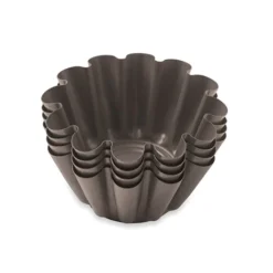 Set 4 Moules Briochettes Acier Revêtu 13 Cm 5 Set 4 Moules Briochettes Acier Revêtu 13 Cm -Pas Cher Cuire Joie Magasin 541094 2 5 Set 4 moules briochettes acier revetu 13 cm Mathon