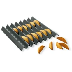 Plaque Dents De Loup Acier Revêtu Anti-adhérent 30 Cm -Pas Cher Cuire Joie Magasin 54212 2 4 Plaque dents de loup acier revetu anti adherent 30 cm Mathon