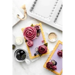 Patisse Plaque Acier 4 Moules Tartelettes à Fond Amovible -Pas Cher Cuire Joie Magasin 543001 1 2 Plaque acier 4 moules tartelettes a fond amovible Patisse