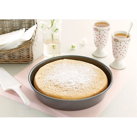 Moule à Manqué Rond Acier Revêtement Antiadhérent 23 Cm 1 Moule à Manqué Rond Acier Revêtement Antiadhérent 23 Cm