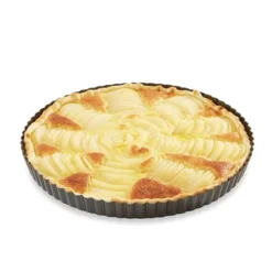 Lot 2 Moules à Tarte Acier Revêtu Bords Cannelés 24,5 Et 28 Cm -Pas Cher Cuire Joie Magasin 54989 2 2 Lot 2 moules a tarte acier revetu bords canneles 24 5 et 28 cm Mathon