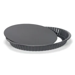 Patisse Moule à Tarte Acier émaillé 30 Cm