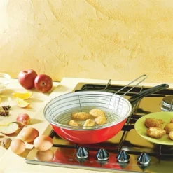 Poêle à Friture 26,5 Cm Avec Panier-égouttoir -Pas Cher Cuire Joie Magasin 55302 2 4 Poele a friture 26 5 cm avec panier egouttoir Baumalu