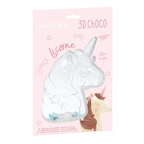 Moule à Chocolat 3D Licorne 7 Moule à Chocolat 3D Licorne -Pas Cher Cuire Joie Magasin 561015 0 2 Moule a chocolat 3D Licorne Scrapcooking