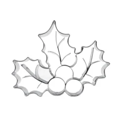 Patisse Découpoir Inox Feuille Houx