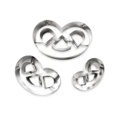 Patisse Set De 3 Emporte-pièces Bretzel -Pas Cher Cuire Joie Magasin 570018 2 2 Set de 3 emporte pieces Bretzel Patisse