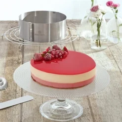 Cercle à Gâteau Extensible En Inox 15,5 à 30 Cm -Pas Cher Cuire Joie Magasin 57125 2 5 Cercle a gateau extensible en inox 15 5 a 30 cm Mathon