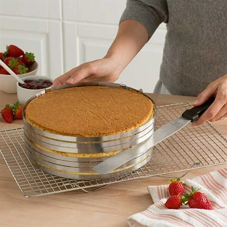 Cercle à Trancher Génoise Extensible En Inox 24 à 30 Cm 4 Cercle à Trancher Génoise Extensible En Inox 24 à 30 Cm – Image 4