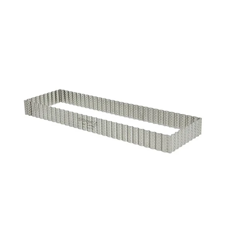 De Buyer Cercle à Tarte Perforé Cannelé Rectangle Acier Inoxydable 35 Cm 1 De Buyer Cercle à Tarte Perforé Cannelé Rectangle Acier Inoxydable 35 Cm