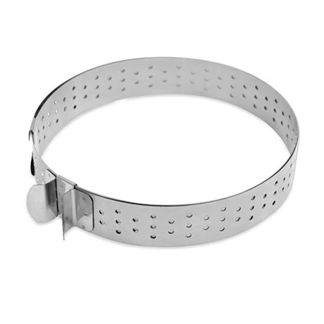 Cercle à Tarte Extensible Perforé En Inox 4 Cercle à Tarte Extensible Perforé En Inox – Image 4