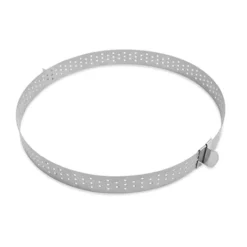 Cercle à Tarte Extensible Perforé En Inox 9 Cercle à Tarte Extensible Perforé En Inox -Pas Cher Cuire Joie Magasin 573039 4 2 Cercle a tarte extensible perfore en inox Scrapcooking