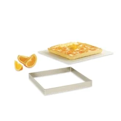De Buyer Cercle à Tarte Perforé Carré 17,5 Cm -Pas Cher Cuire Joie Magasin 573133 1 4 Cercle a tarte perfore carre 17 5 cm De Buyer