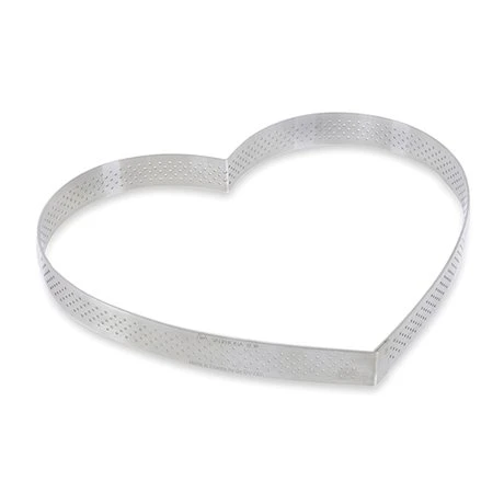 De Buyer Cercle à Tarte Perforé Cœur 22 Cm 3 De Buyer Cercle à Tarte Perforé Cœur 22 Cm – Image 3