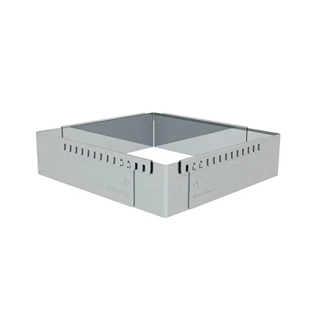 De Buyer Cadre Entremets Carré Adaptable Inox 16 Cm 1 De Buyer Cadre Entremets Carré Adaptable Inox 16 Cm