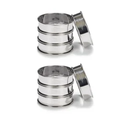 Patisse Lot De 8 Cercles à Tartes En Inox 8cm