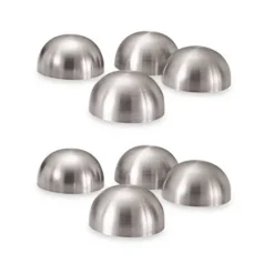Lot De 8 Moules Demi-sphère En Inox