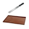 Lot Flexi'Plaque De Pâtisserie à Rebords Et Spatule à Gâteaux