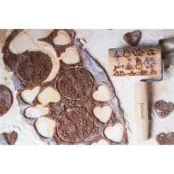 Patisse Mini Rouleau En Bois De Décoration Noël -Pas Cher Cuire Joie Magasin 580010 3 5 Mini rouleau en bois de decoration Noel Patisse