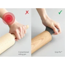 Joseph Joseph Rouleau à Pâtisserie Ergonomique 30 Cm 6 Joseph Joseph Rouleau à Pâtisserie Ergonomique 30 Cm -Pas Cher Cuire Joie Magasin 581004 1 1 Rouleau a patisserie ergonomique 30 cm Joseph Joseph