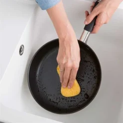 Set Poêle Anti-adhérente Rapid Cook 24 Cm Et 2 éponges Végétales -Pas Cher Cuire Joie Magasin 609167 1 1 Set poele anti adherente Rapid Cook 24 cm et 2 eponges vegetales Mathon