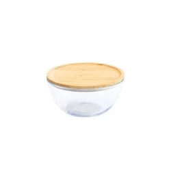 Bol à Mixer Rond Couvercle Bambou 0.7L