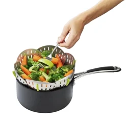 Joseph Joseph Panier Vapeur Pliable Anti-rayure -Pas Cher Cuire Joie Magasin 670099 2 1 Panier vapeur pliable anti rayure Joseph Joseph