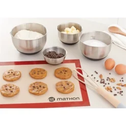 Set 4 Petits Bols En Inox Avec Base Silicone 10,5 à 17 Cm -Pas Cher Cuire Joie Magasin 673073 2 6 Set 4 petits bols en inox avec base silicone 10 5 a 17 cm Mathon