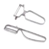 Lot 2 éplucheurs Inox Lame Droite Et Dentelée